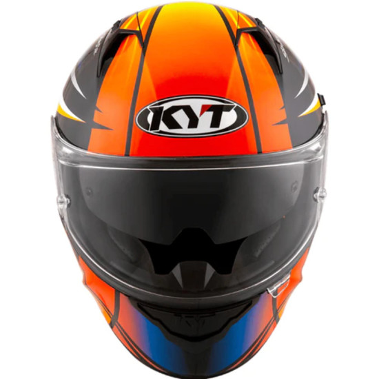 Helm kyt store full face orange